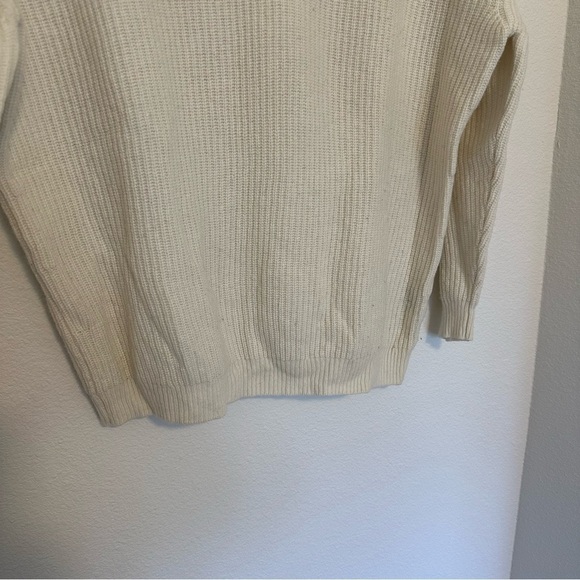 Jenni Kayne Cabin Sweater Wool Cashmere Blend Size Small Women’s Ivory Cream - Picture 6 of 11